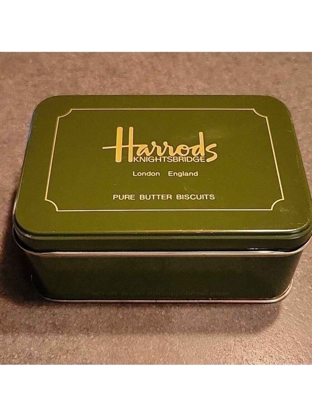 Harrods Collectible Pure Butter Biscuit Tin - Empty